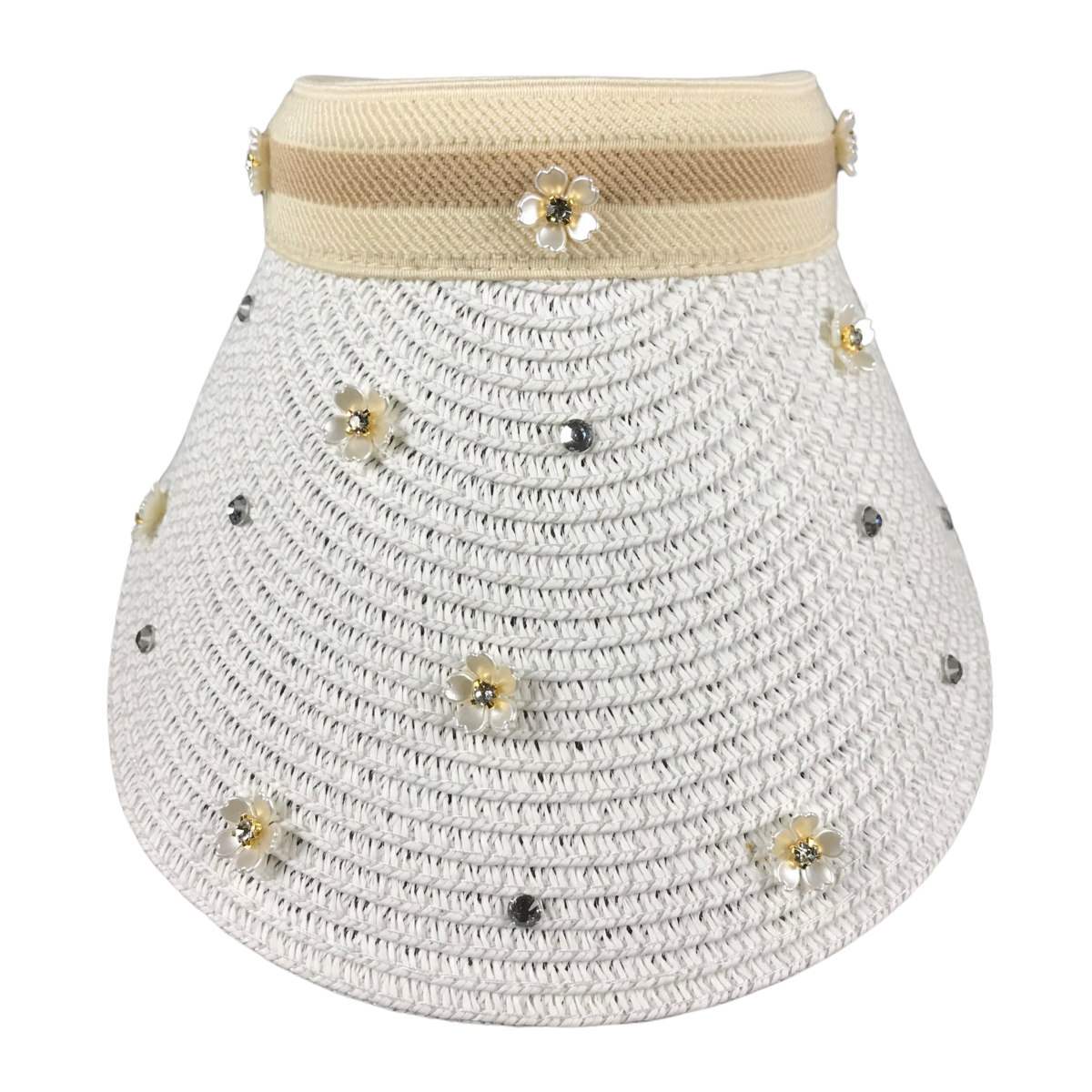 Foto 1 | Gorro Sombrero Visera De Dama Para Sol Brillante Color Blanco