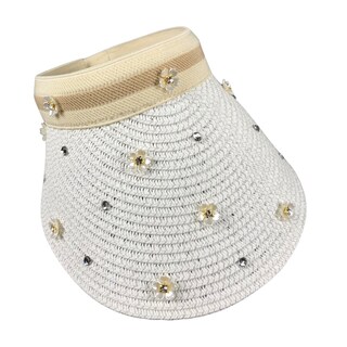 Foto 3 | Gorro Sombrero Visera De Dama Para Sol Brillante Color Blanco