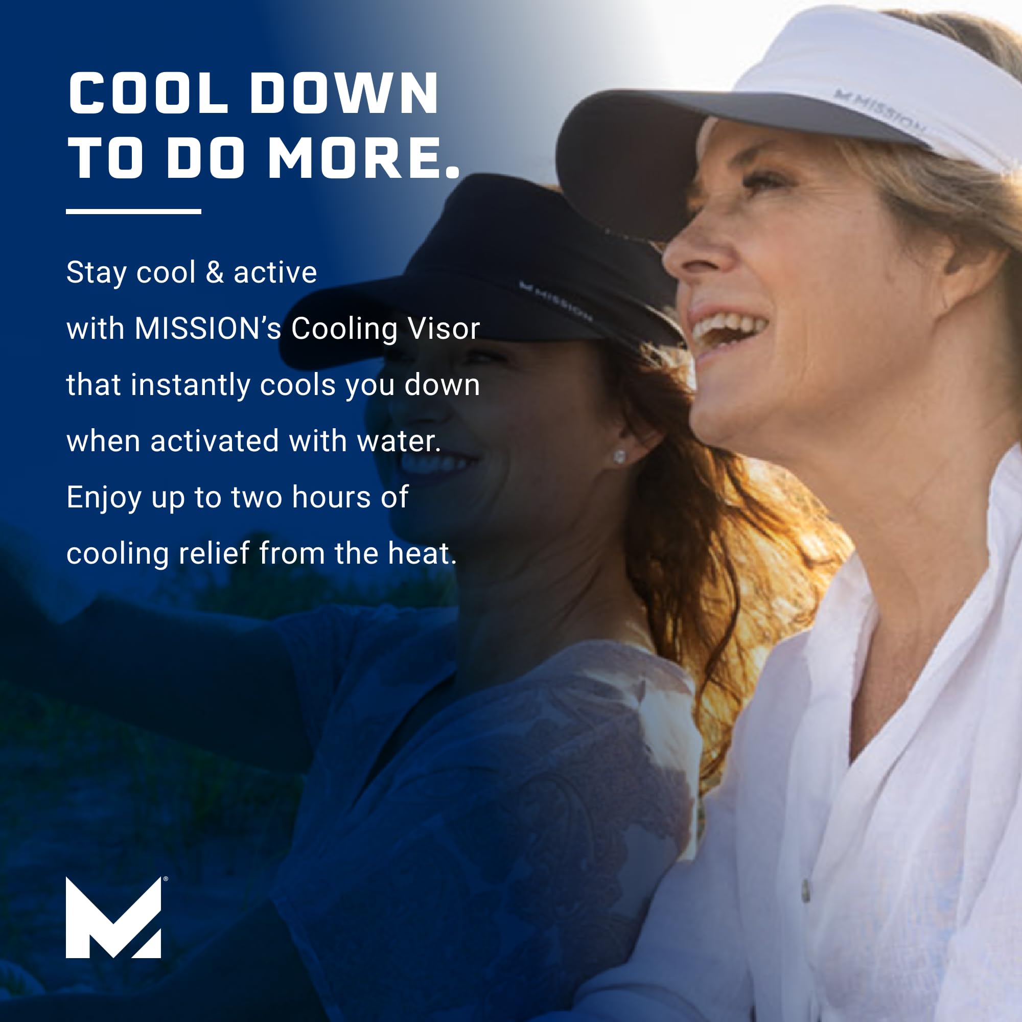 Foto 5 | Visor Refrigerante Mission  Negro  Unisex  Ligero  Upf 50 - Venta Internacional.