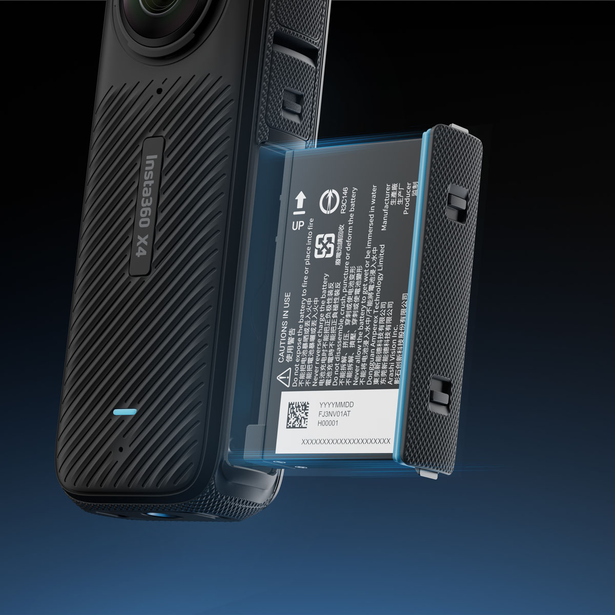 Foto 5 pulgar | Batería Insta360 Para Cámara De Acción X4 De 2290 Mah