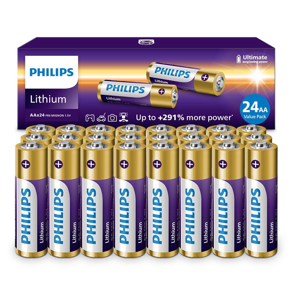 Foto 2 pulgar | Batería De Litio Philips Aa 1,5 V L91, Paquete De 24 Unidades, No Recargable - Venta Internacional.