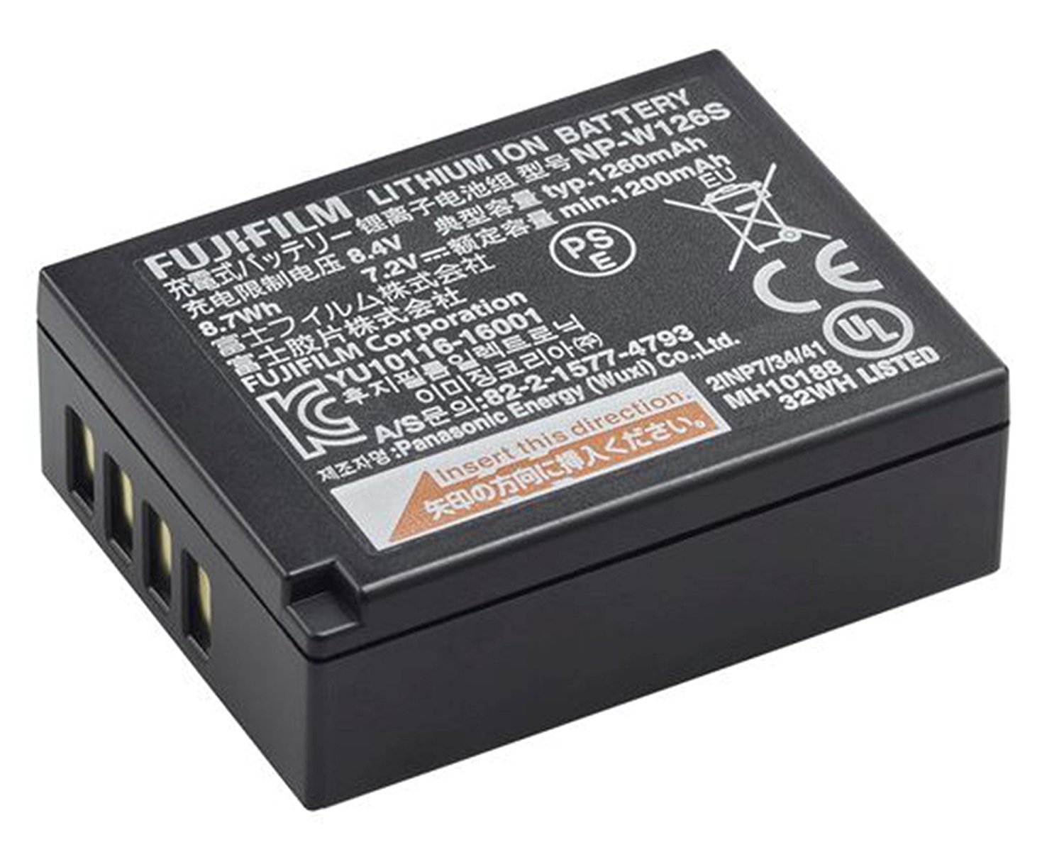 Batería Recargable Fujifilm Np-w126s Li-ion 7,2 V 1260 Mah - Venta Internacional.