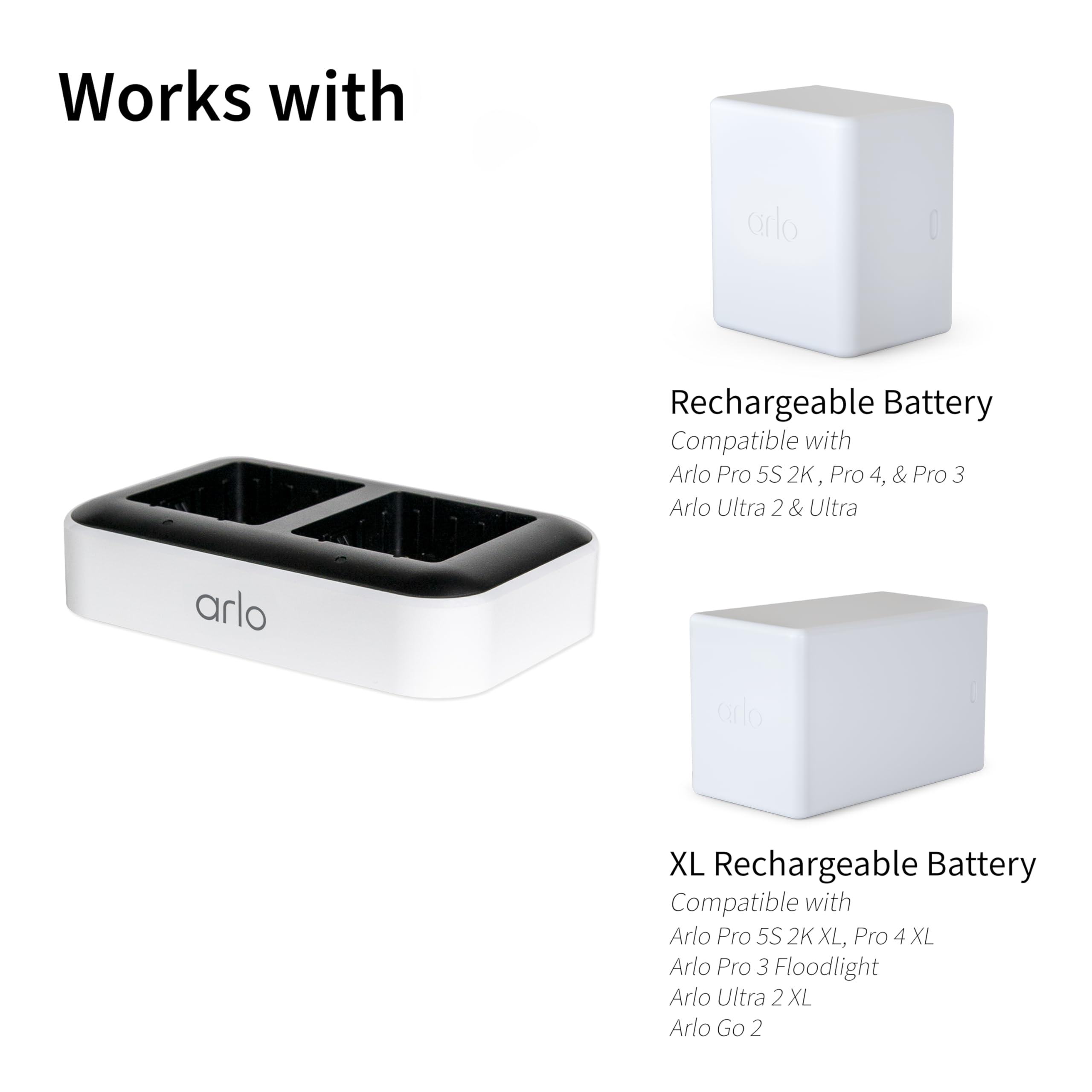 Foto 3 pulgar | Estación De Carga Arlo Dual Para Baterías Recargables Arlo - Venta Internacional.