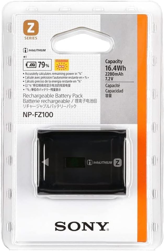 Foto 5 | Paquete De Baterías Recargables Sony Npfz100 Serie Z 2280 Mah - Venta Internacional.