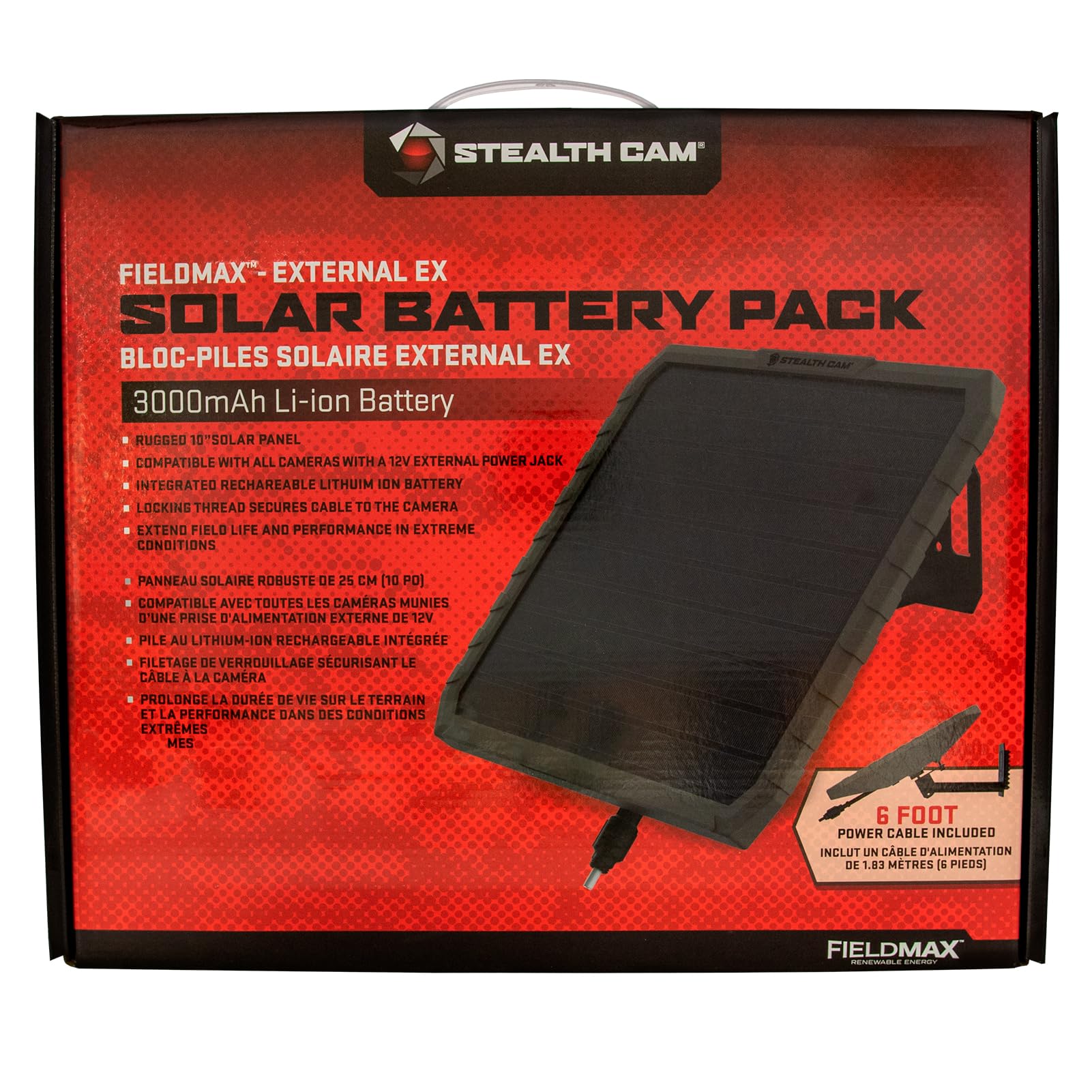 Foto 6 pulgar | Paquete de Baterías Solares Stealth Cam Fieldmax Ex Con Panel De 10 W - Venta Internacional