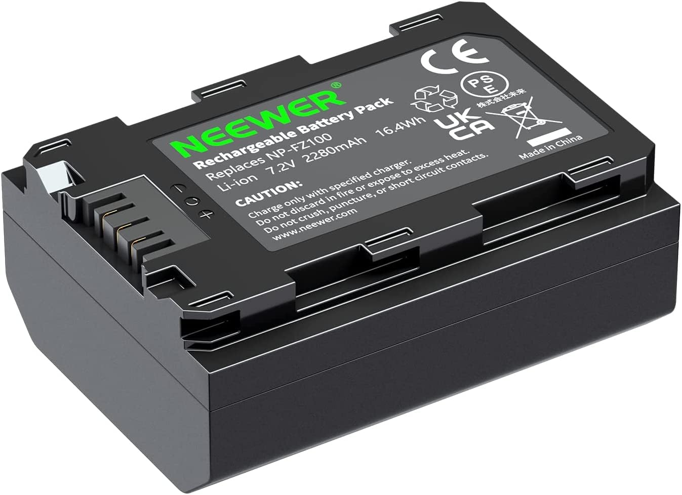 Foto 1 | Batería De Repuesto Newer Para Sony Np-fz100 280 Mah - Venta Internacional.