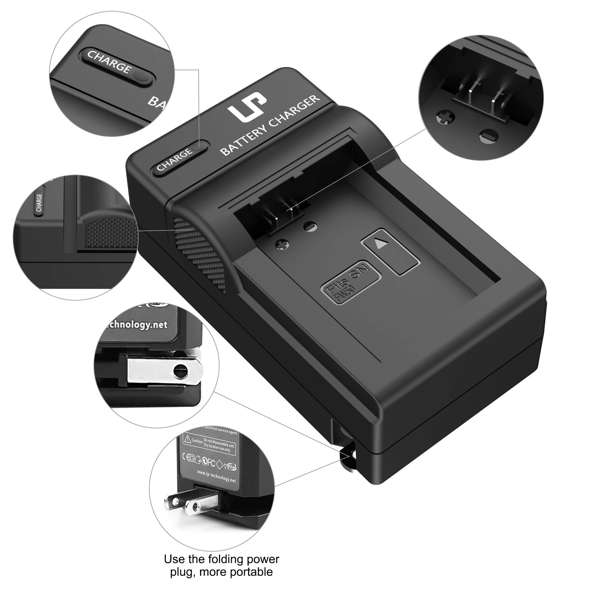 Foto 6 pulgar | Cargador De Batería Lp Charger Np-fw50 Para Sony Alpha Series - Venta Internacional.