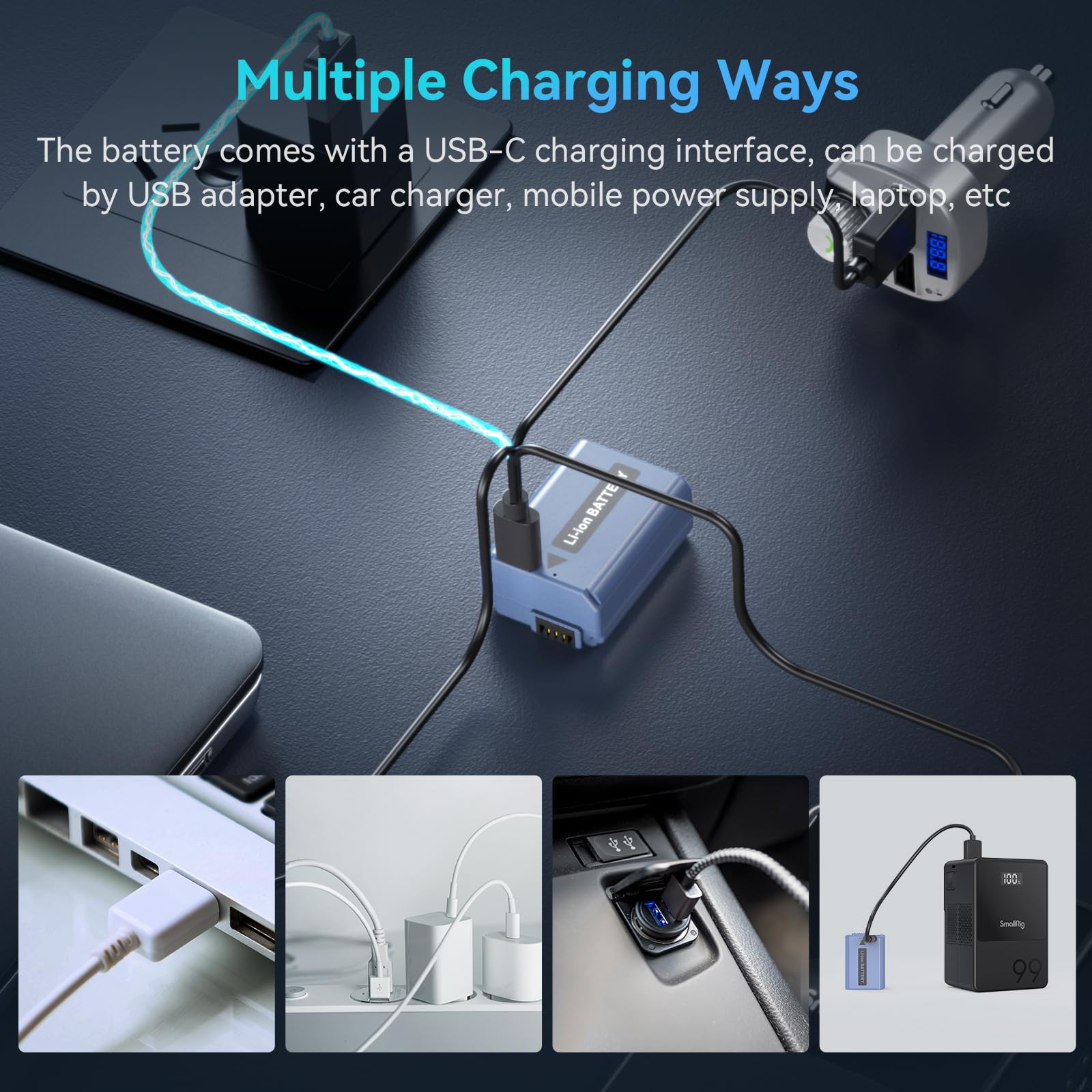 Foto 7 pulgar | Batería De Cámara Smallrig Np-fw50 1030 Mah Para Sony A7s Ii/a7r Ii - Venta Internacional.