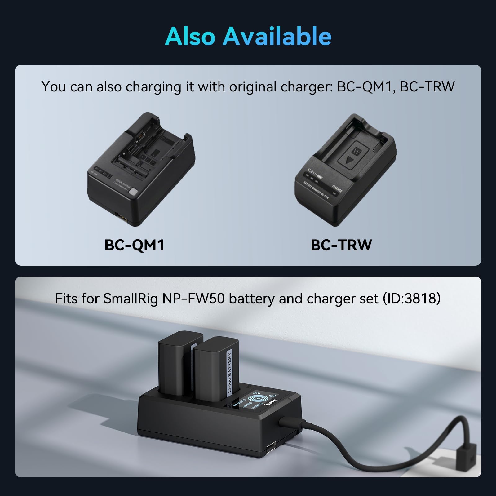 Foto 8 pulgar | Batería De Cámara Smallrig Np-fw50 1030 Mah Para Sony A7s Ii/a7r Ii - Venta Internacional.