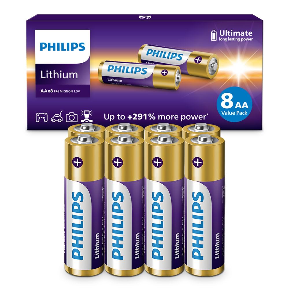 Foto 2 pulgar | Batería De Litio Philips Aa 1,5 V L91, Paquete De 8 Unidades, 10 Años De Almacenamiento - Venta Internacional.