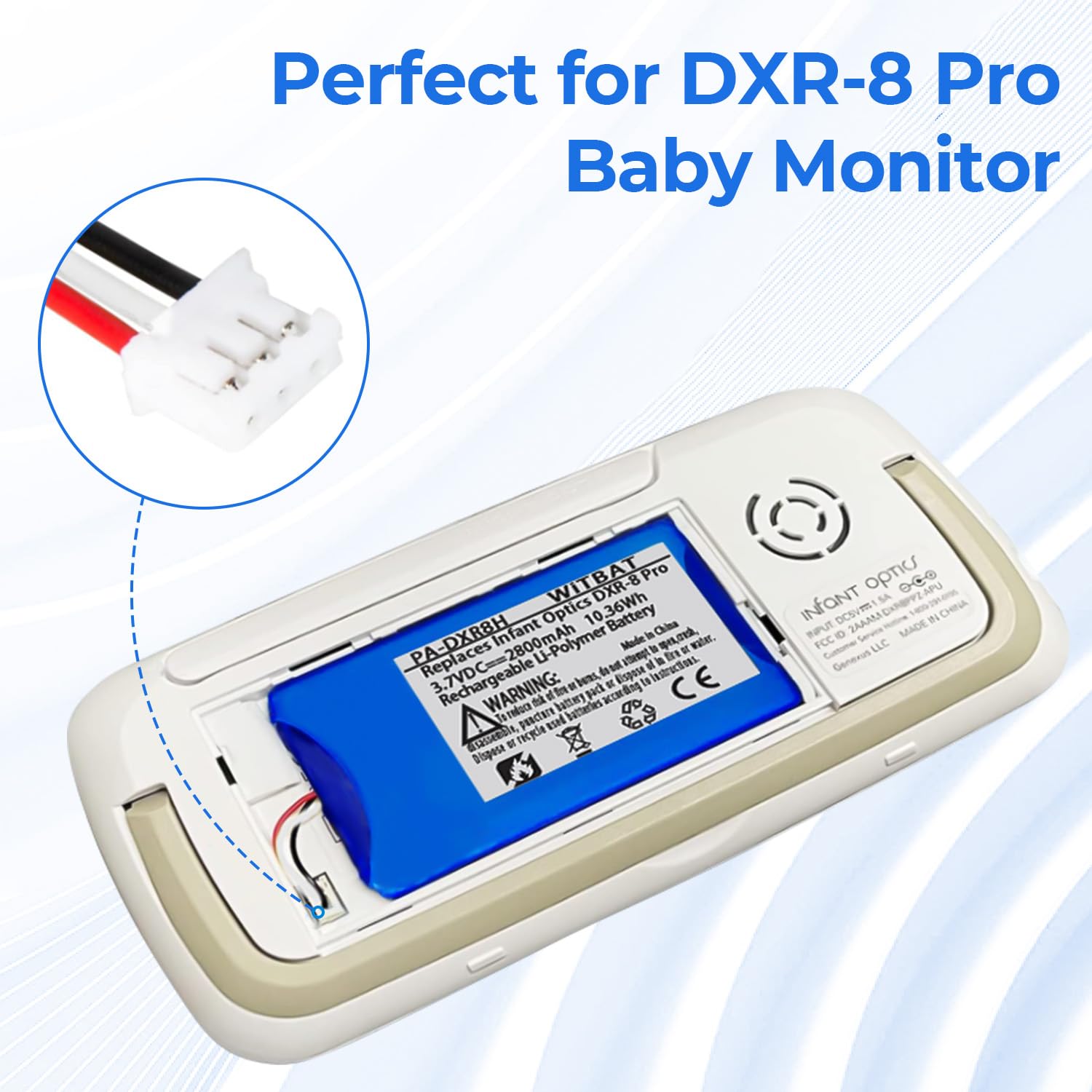 Foto 6 pulgar | Batería De Repuesto Lp Para Infant Optics Dxr-8 Pro - Venta Internacional.