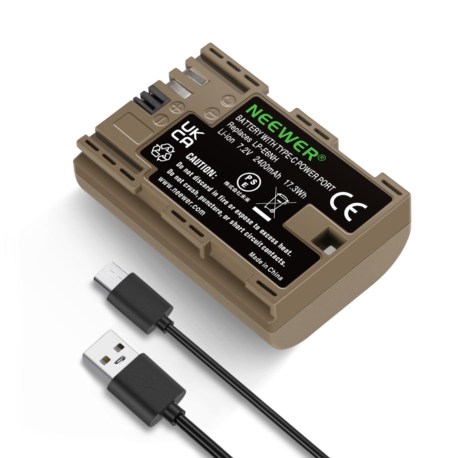 Foto 2 pulgar | Batería De Repuesto Neewer Lp-e6h Lp-e6n Lp-e6 2400 Mah - Venta Internacional.