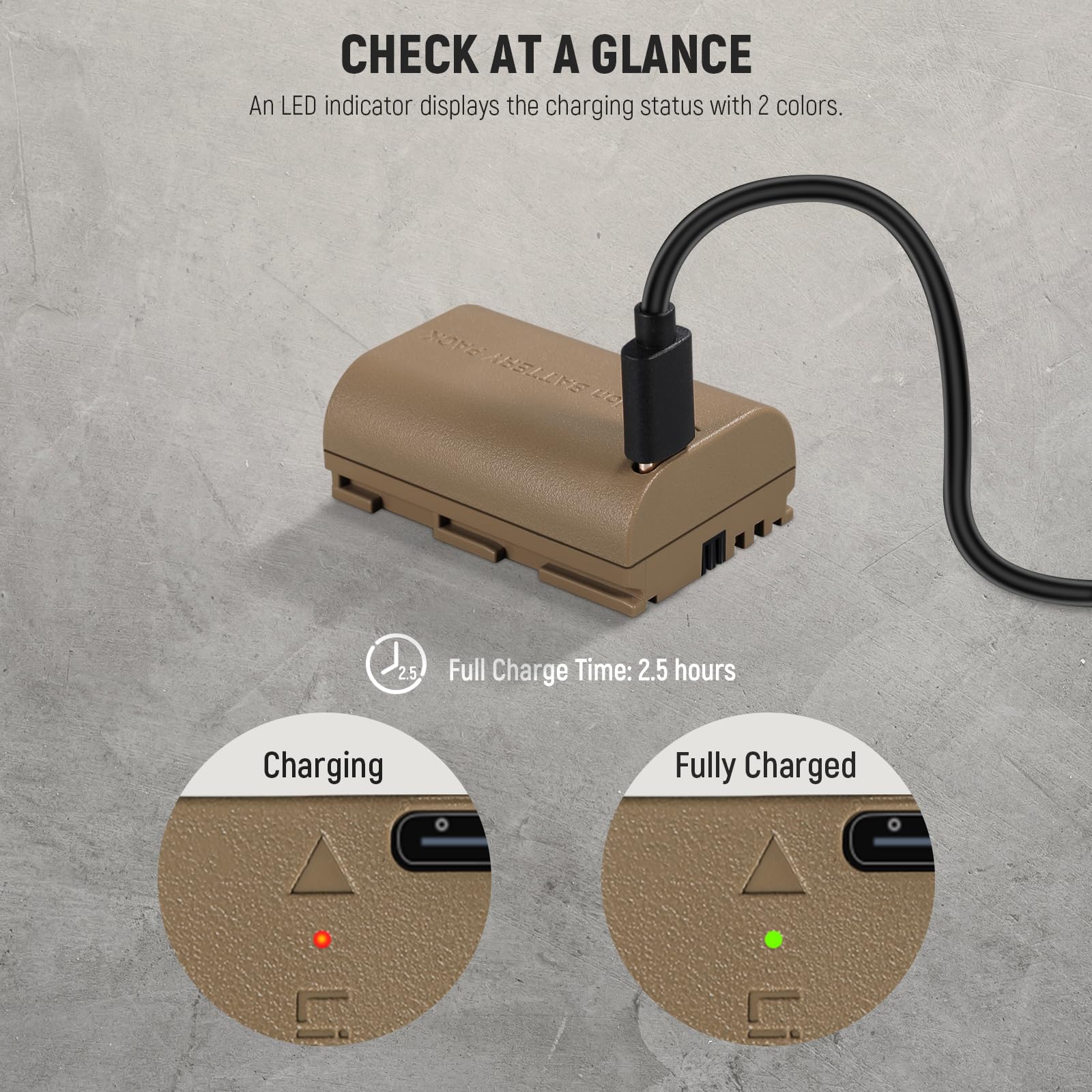 Foto 6 pulgar | Batería De Repuesto Neewer Lp-e6h Lp-e6n Lp-e6 2400 Mah - Venta Internacional.