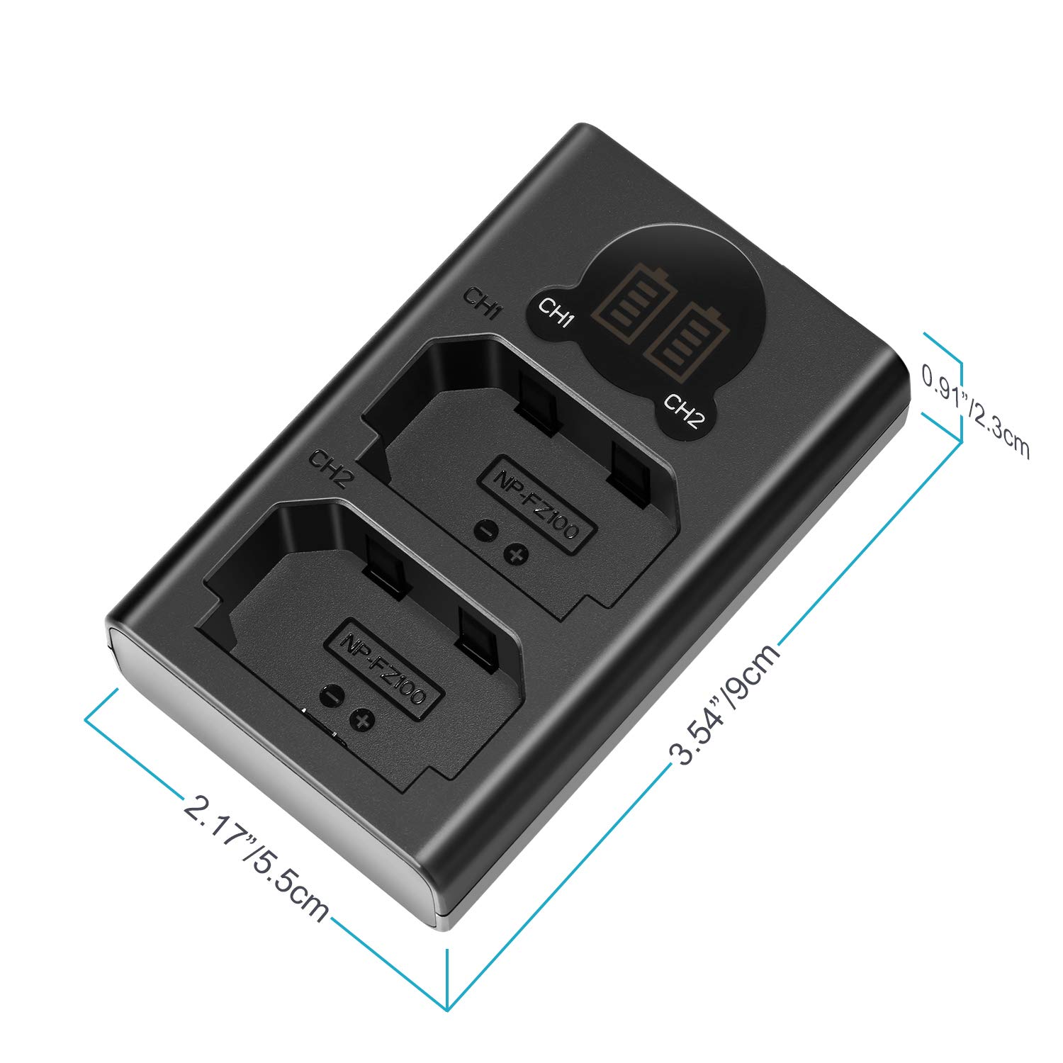 Foto 7 | Batería De Repuesto Y Cargador De 2280 Mah Para Sony Np-fz100 - Venta Internacional.