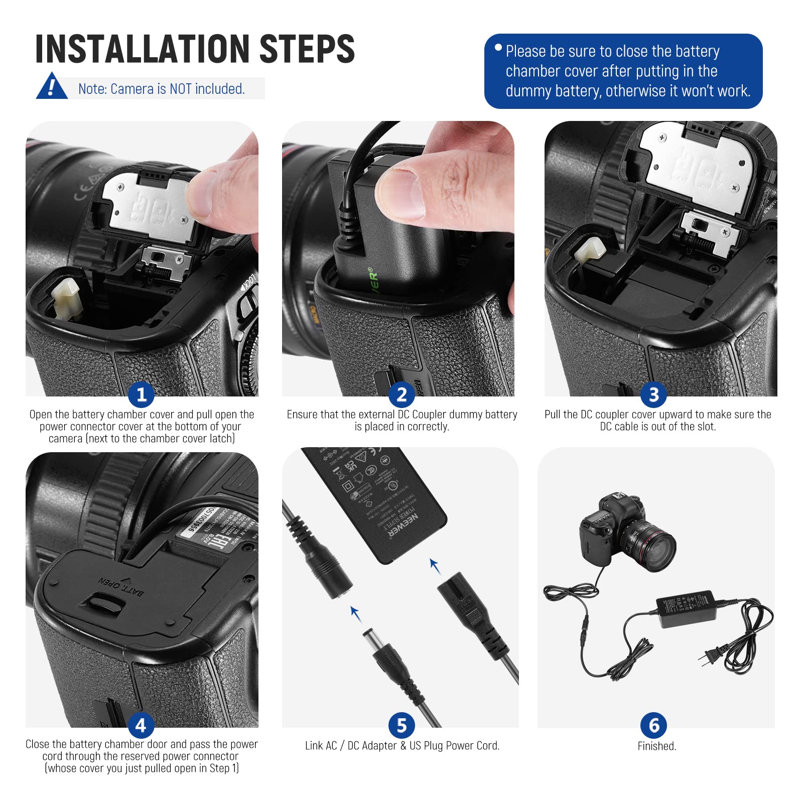 Foto 4 pulgar | Batería Falsa De Repuesto Para Canon Lp-e6 Con Adaptador - Venta Internacional.