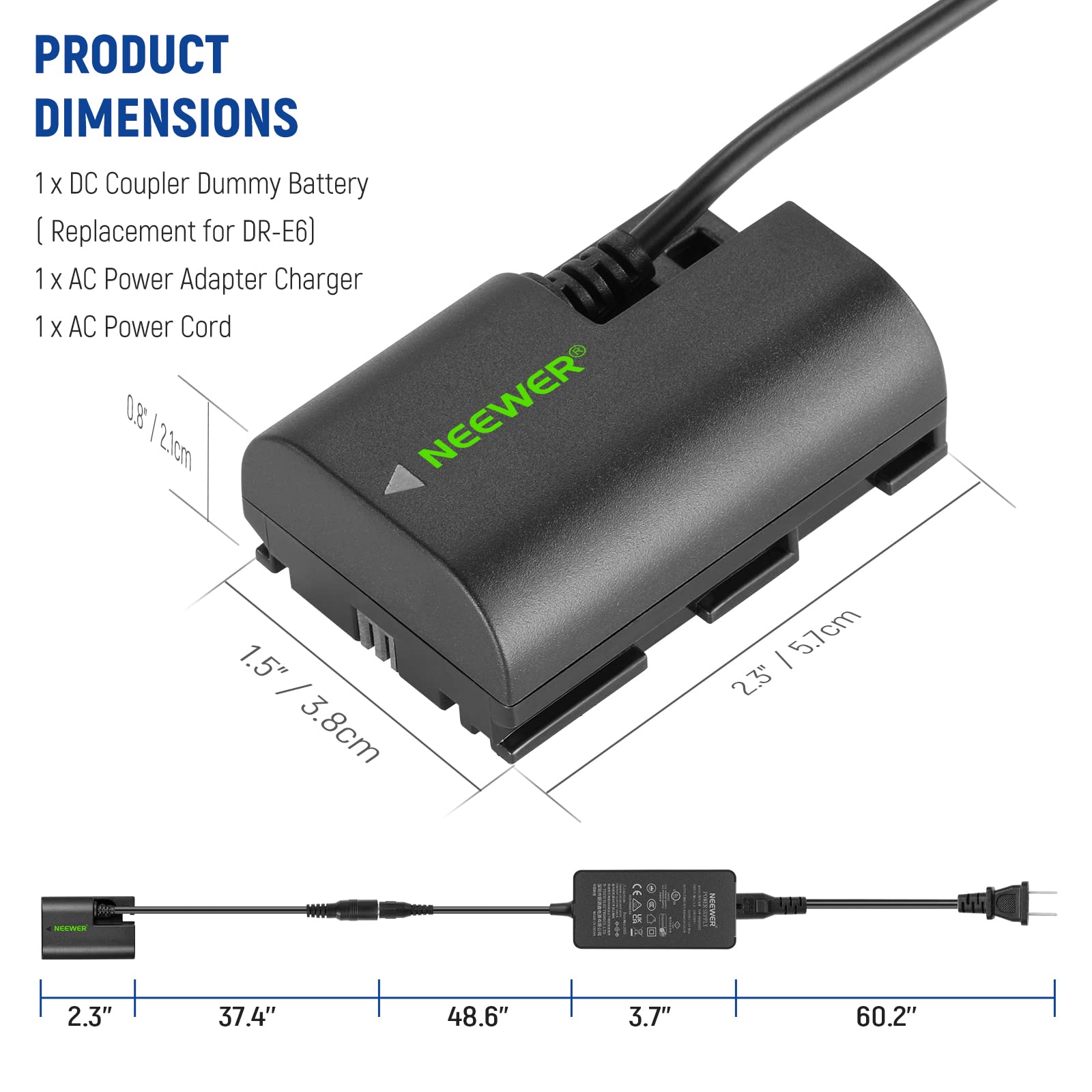 Foto 8 pulgar | Batería Falsa De Repuesto Para Canon Lp-e6 Con Adaptador - Venta Internacional.
