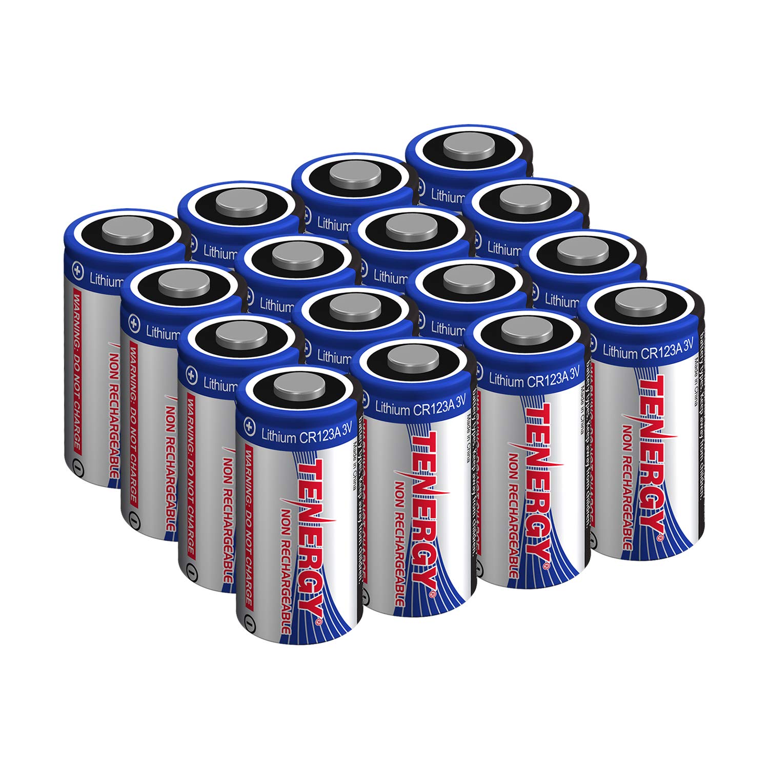 Foto 2 pulgar | Batería De Litio Tenergy Cr123a, 1500 Mah, 3 V, Paquete De 16 - Venta Internacional.