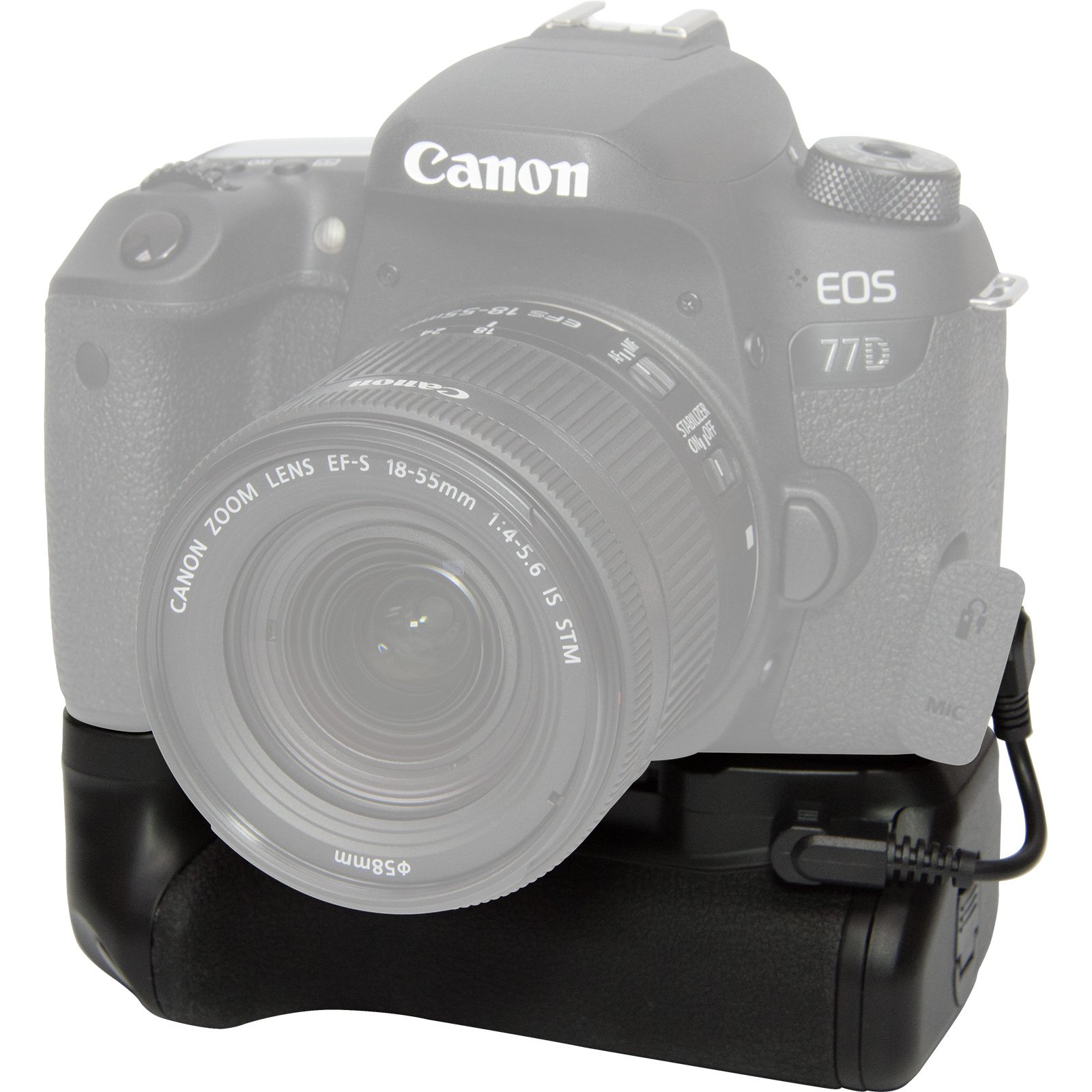 Foto 6 pulgar | Batería Grip Vivitar Deluxe Power Para Canon Rebel T7i Y Eos 77d - Venta Internacional.