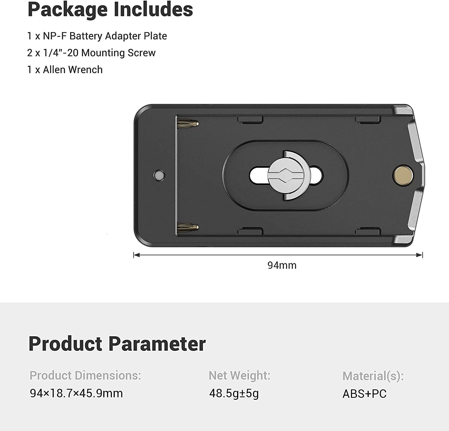 Foto 7 | Placa Adaptadora De Batería Smallrig Np-f Lite Para Sony Con 12 V/7,4 V - Venta Internacional.