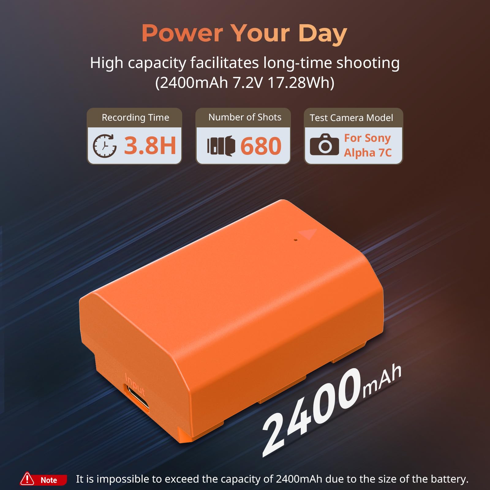 Foto 2 | Batería De Repuesto Smallrig Para Sony Np-fz100 2400 Mah - Venta Internacional.
