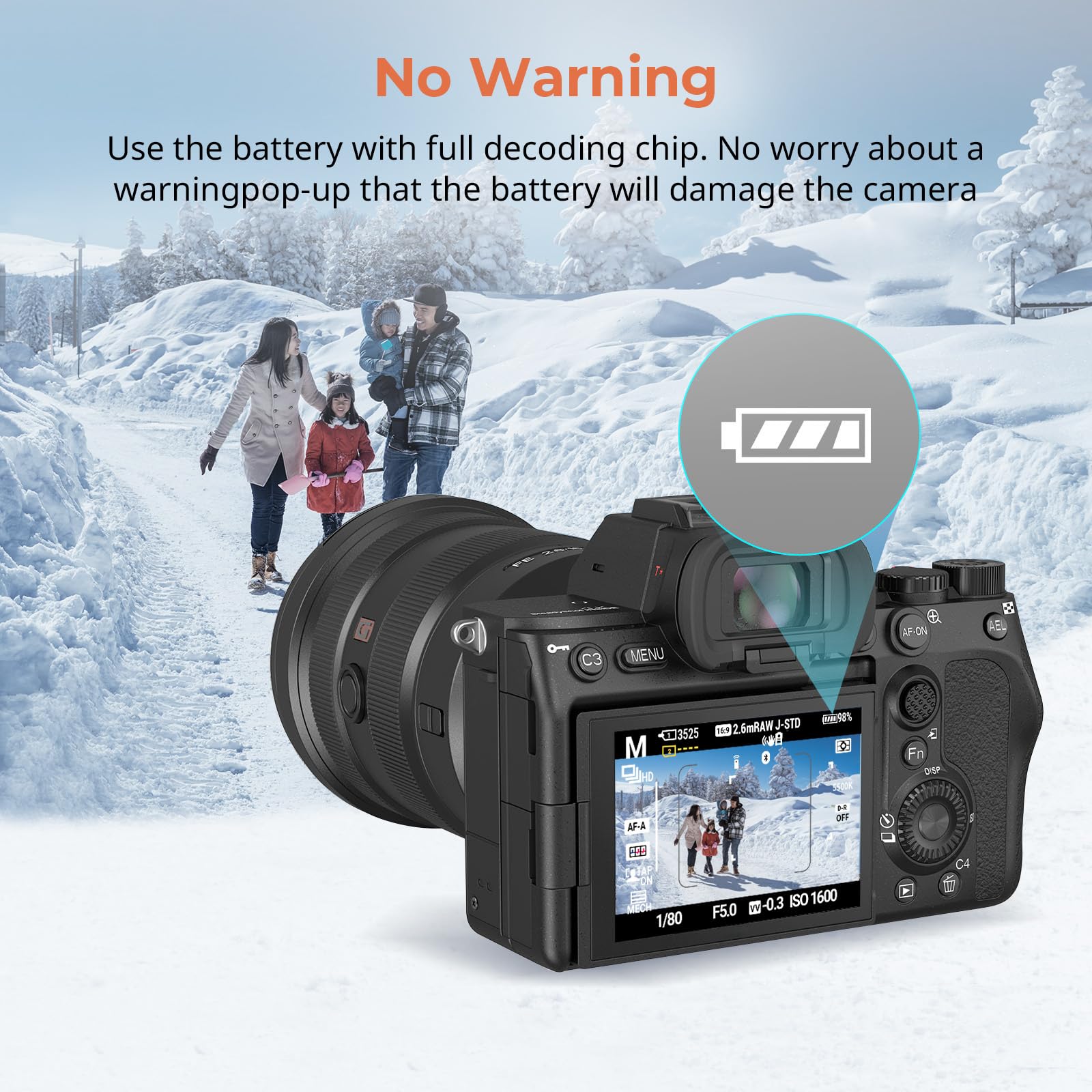 Foto 5 | Batería De Repuesto Smallrig Para Sony Np-fz100 2400 Mah - Venta Internacional.