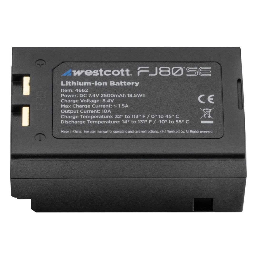 Foto 7 pulgar | Batería Westcott Fj80-se Dc 7,4 V 2500 Mah 18,5 Wh De Iones De Litio - Venta Internacional.