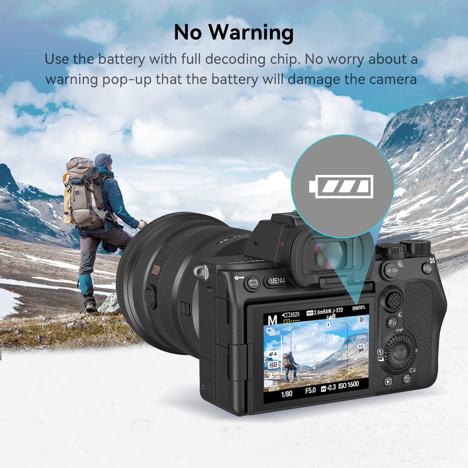 Foto 6 | Kit De Adaptador De Fuente De Alimentación De Batería Ficticio Para Sony Np-fz100 - Venta Internacional.