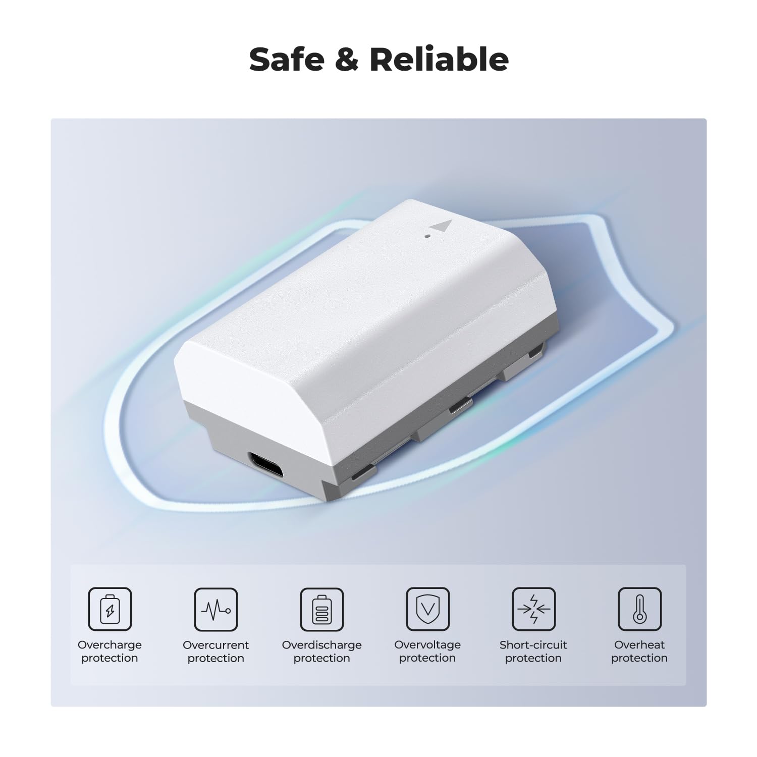 Foto 5 | Batería K&f Concept Np-fz100 2600 Mah, Paquete De 2 Unidades Para Sony A7iii - Venta Internacional.
