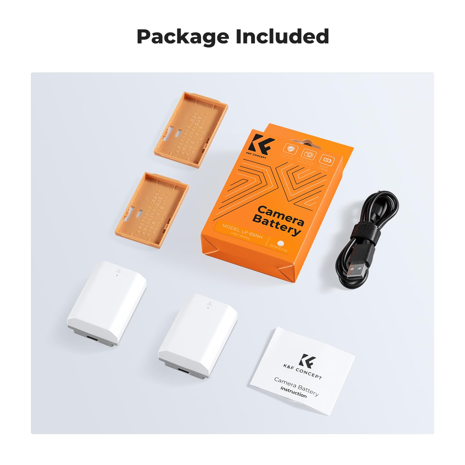 Foto 7 | Batería K&f Concept Np-fz100 2600 Mah, Paquete De 2 Unidades Para Sony A7iii - Venta Internacional.