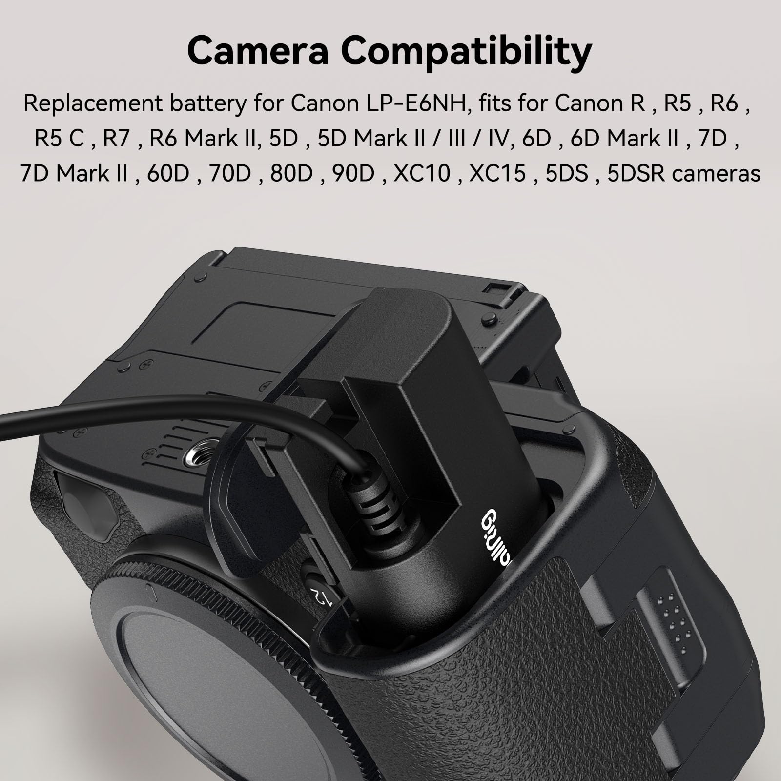 Foto 4 | Batería Falsa De Repuesto Smallrig D-tap Para Canon Lp-e6nh - Venta Internacional.