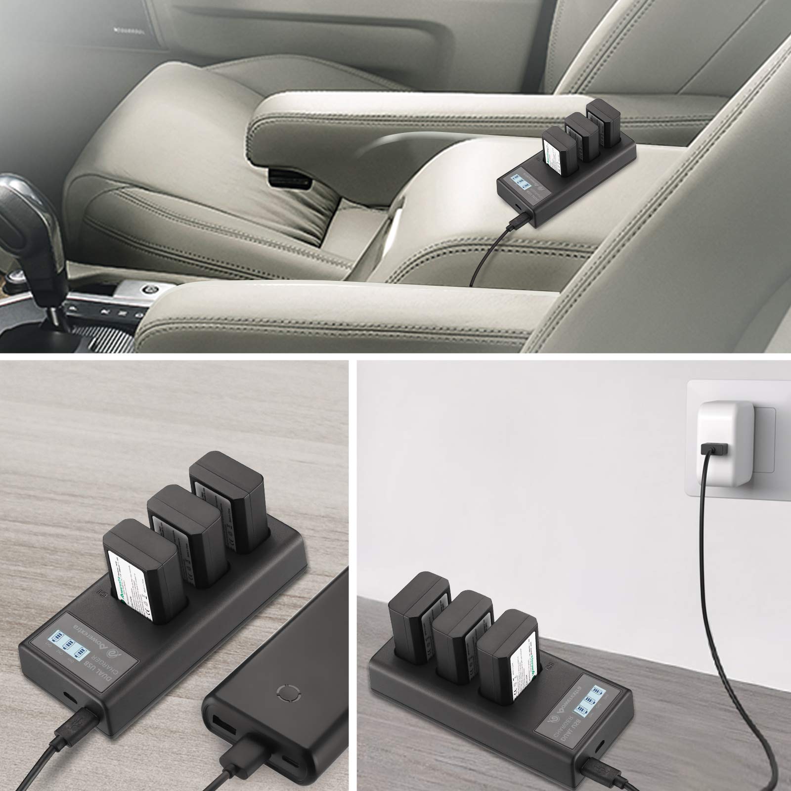 Foto 7 | Batería Y Cargador Powerextra Np-fw50 Para Sony Zv-e10 - Venta Internacional.