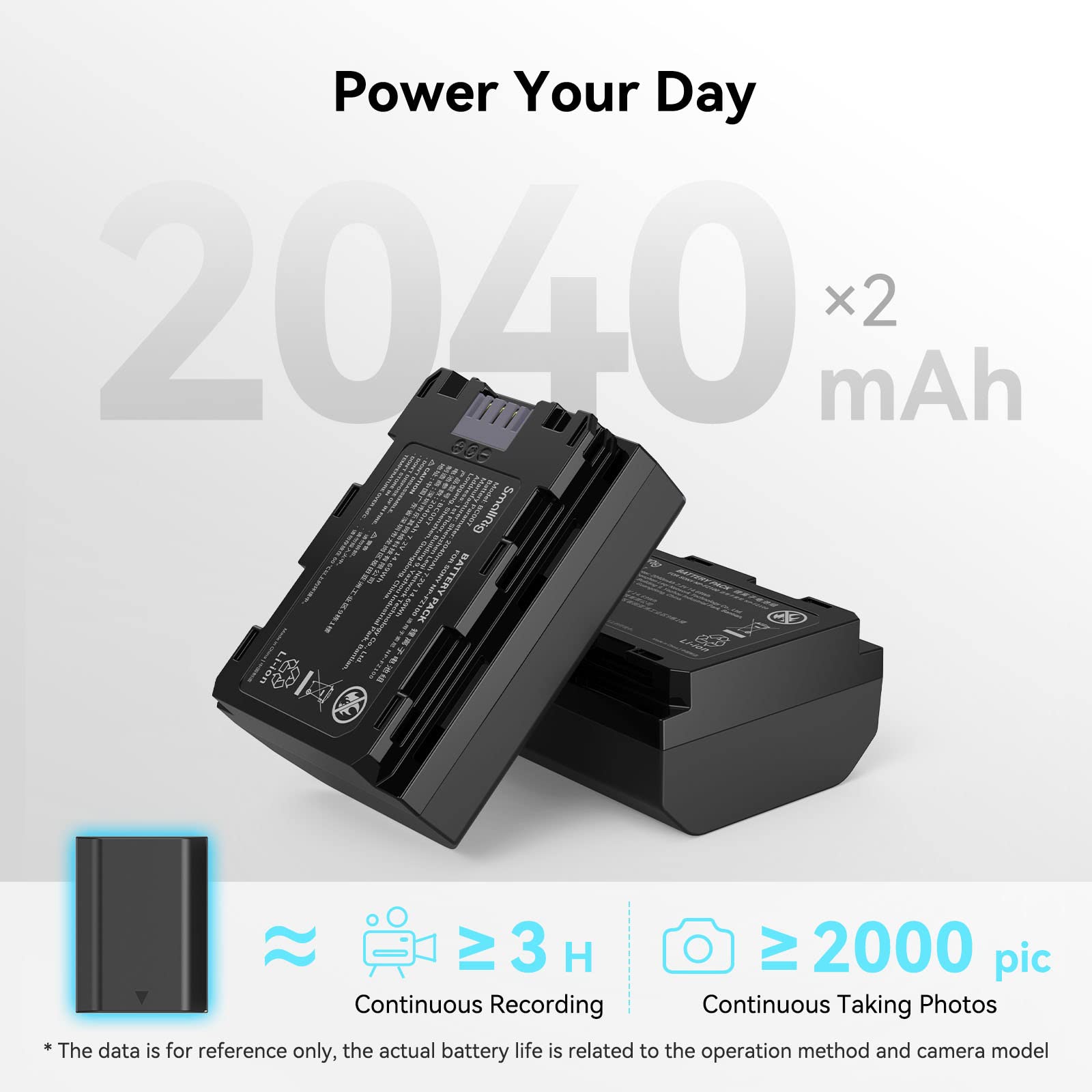 Foto 2 | Set De Cargador De Batería Para Cámara Smallrig Np-fz100 Para Sony A7 Iv - Venta Internacional.