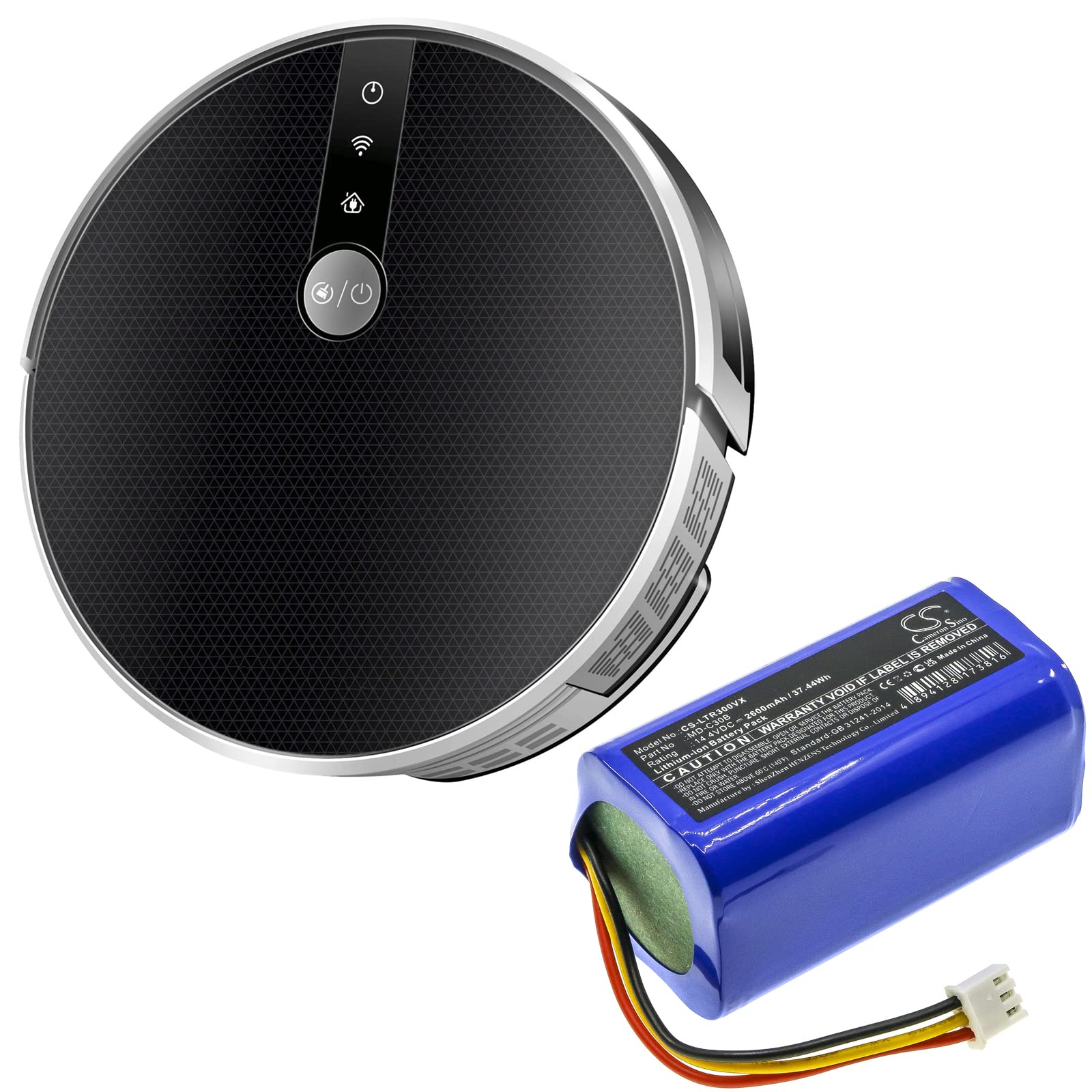 Foto 1 | Batería Cameron Sino 2600 Mah Para Liectroux C30b C30b 2d C30b 2d Wifi - Venta Internacional.