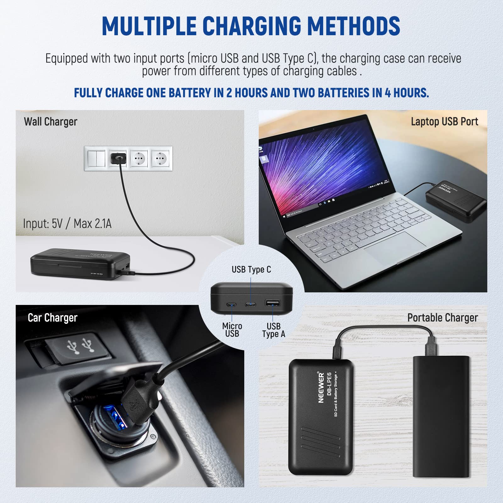 Foto 7 pulgar | Baterías De Repuesto Y Funda De Carga Dual Usb Para Canon - Venta Internacional.