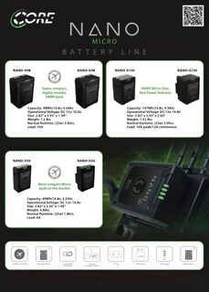 Foto 6 | Batería Core Nanov98, 6600 Mah, 14,8 V, 98 Wh, Mini V-mount - Venta Internacional.