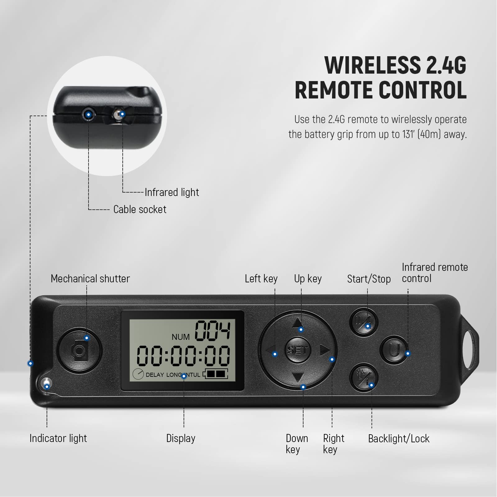Foto 6 pulgar | Battery Grip Neewer Bg-r10 Con Control Remoto De 2,4 G Para Canon Eos R5 R6 - Venta Internacional.