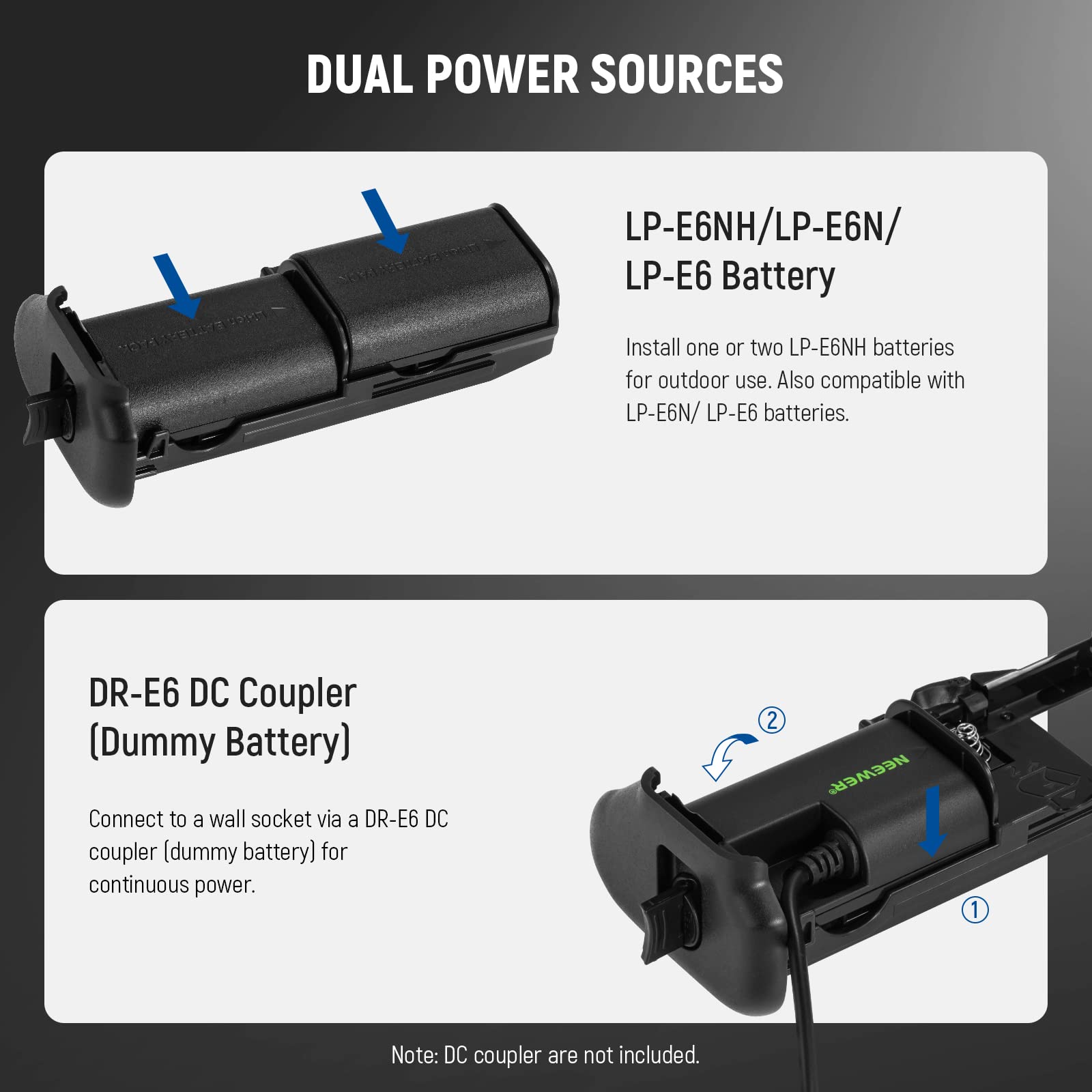 Foto 7 pulgar | Battery Grip Neewer Bg-r10 Con Control Remoto De 2,4 G Para Canon Eos R5 R6 - Venta Internacional.