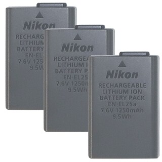 Foto 1 | Batería Nikon En-el25 Recargable De Iones De Litio 7,6 V 1120 Mah X3 - Venta Internacional.