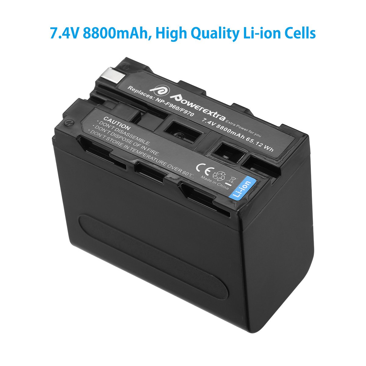 Foto 2 | Batería de Repuesto Powerextra Np-f970 para Sony Handycam - Venta Internacional