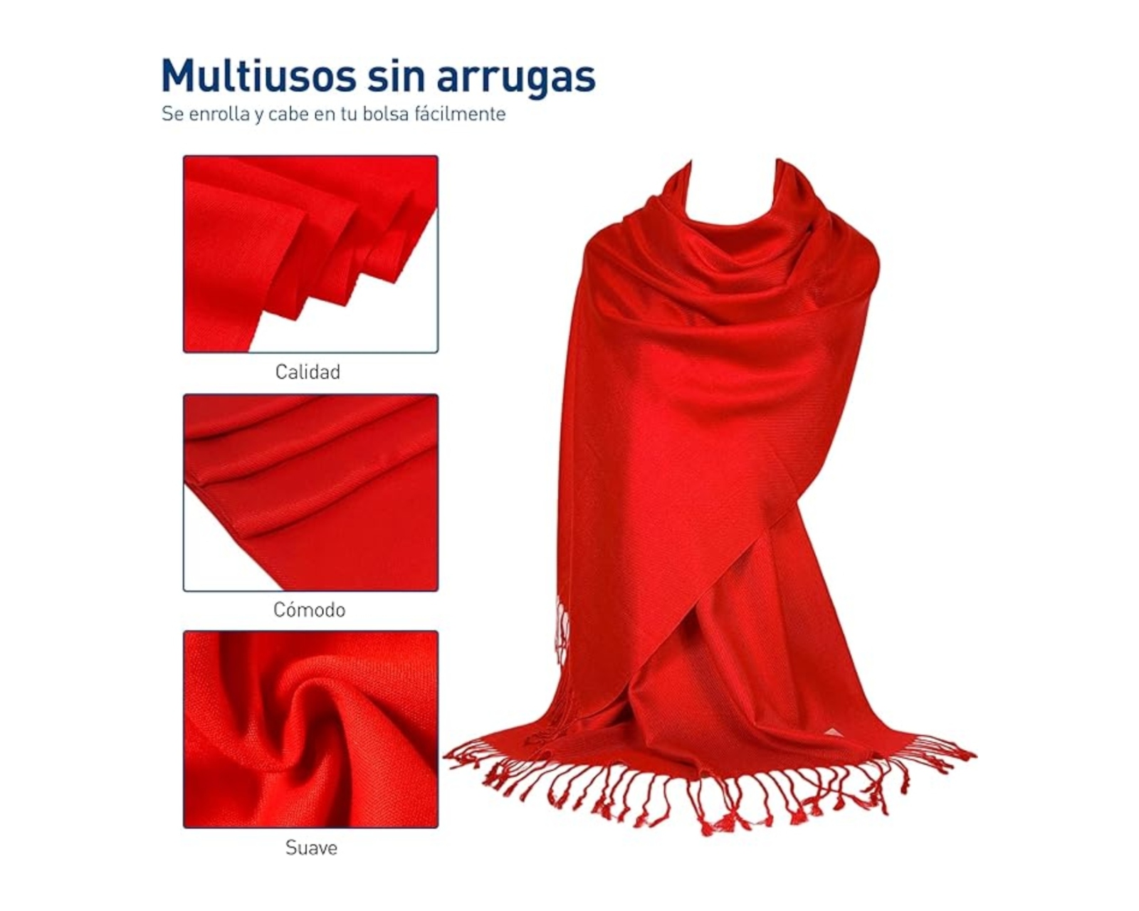 Foto 3 | Pashmina Bluelander Unisex.