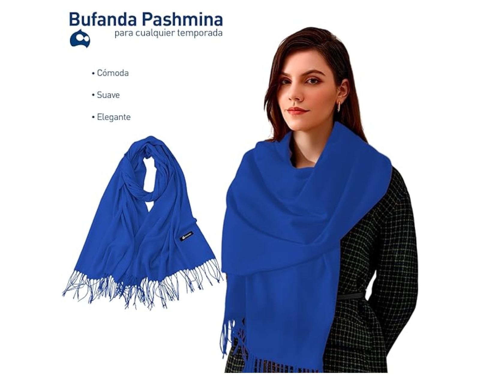 Foto 2 | Pashmina Bluelander Unisex.