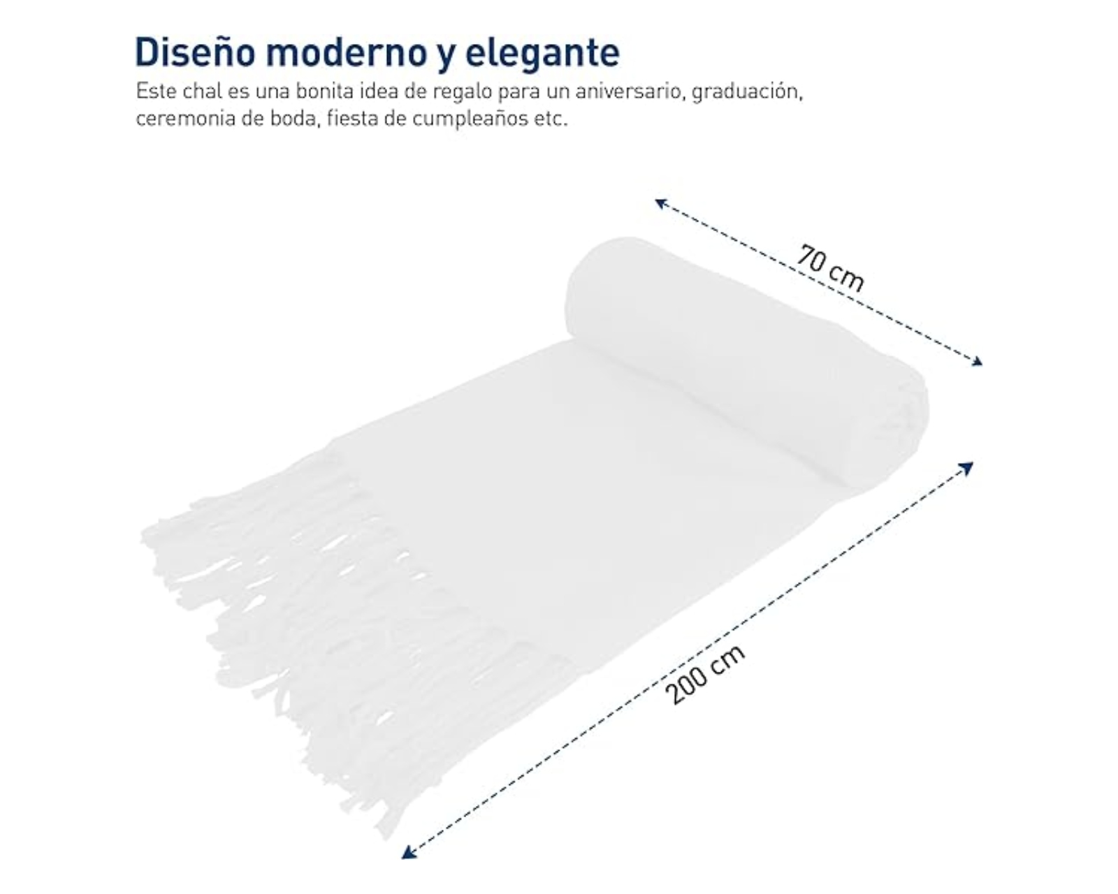 Foto 5 | Pashmina Bluelander Unisex.