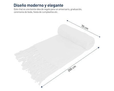 Foto 5 | Pashmina Bluelander Unisex.