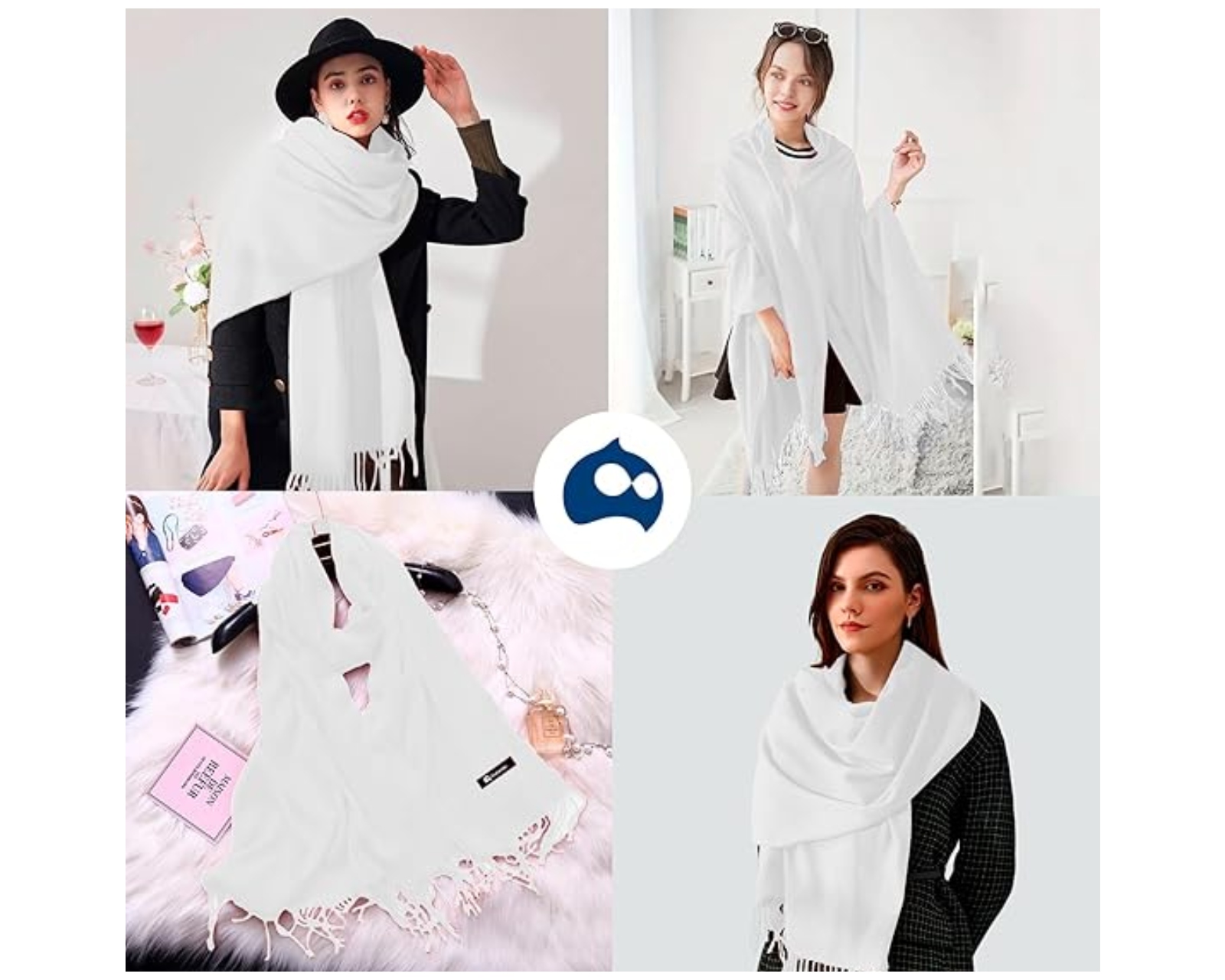 Foto 6 | Pashmina Bluelander Unisex.