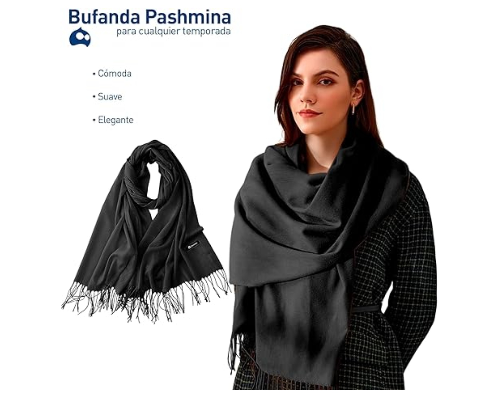 Foto 2 | Pashmina Bluelander Unisex.