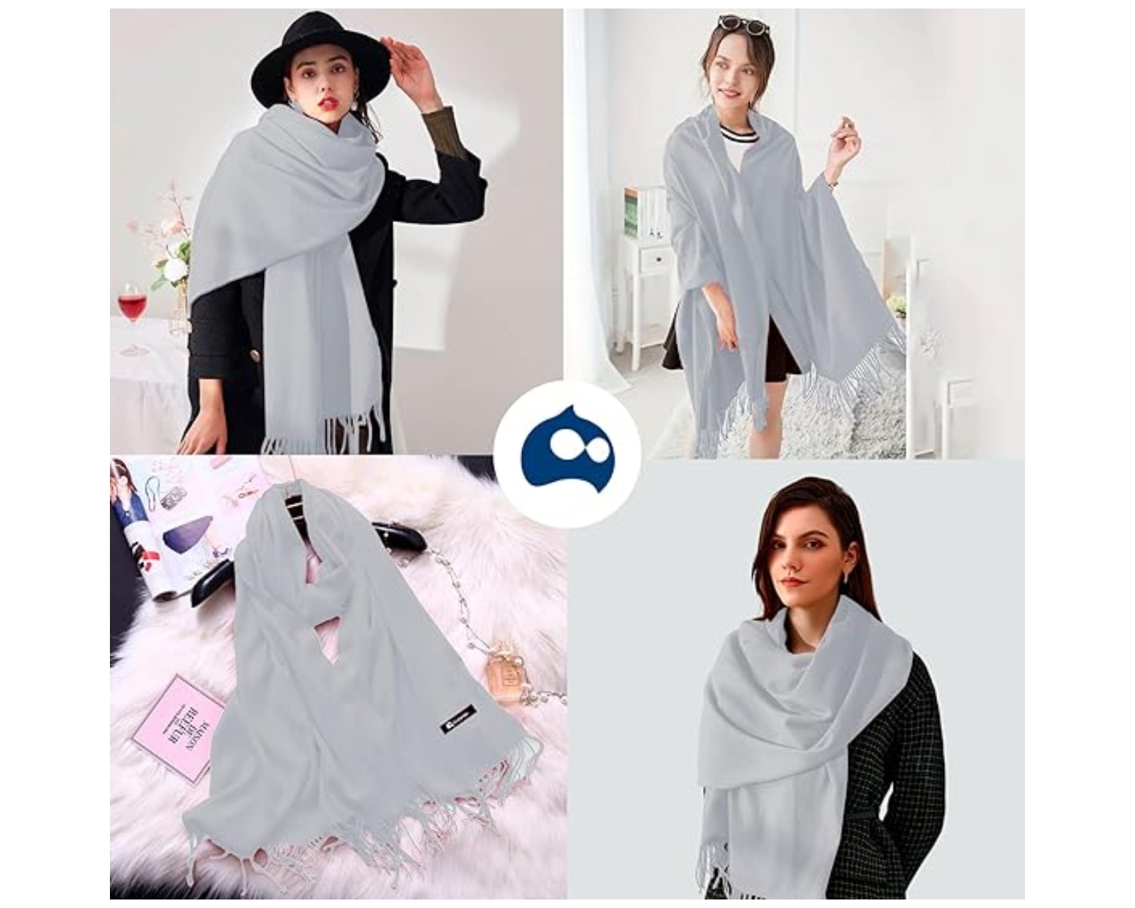 Foto 6 | Pashmina Bluelander Unisex.