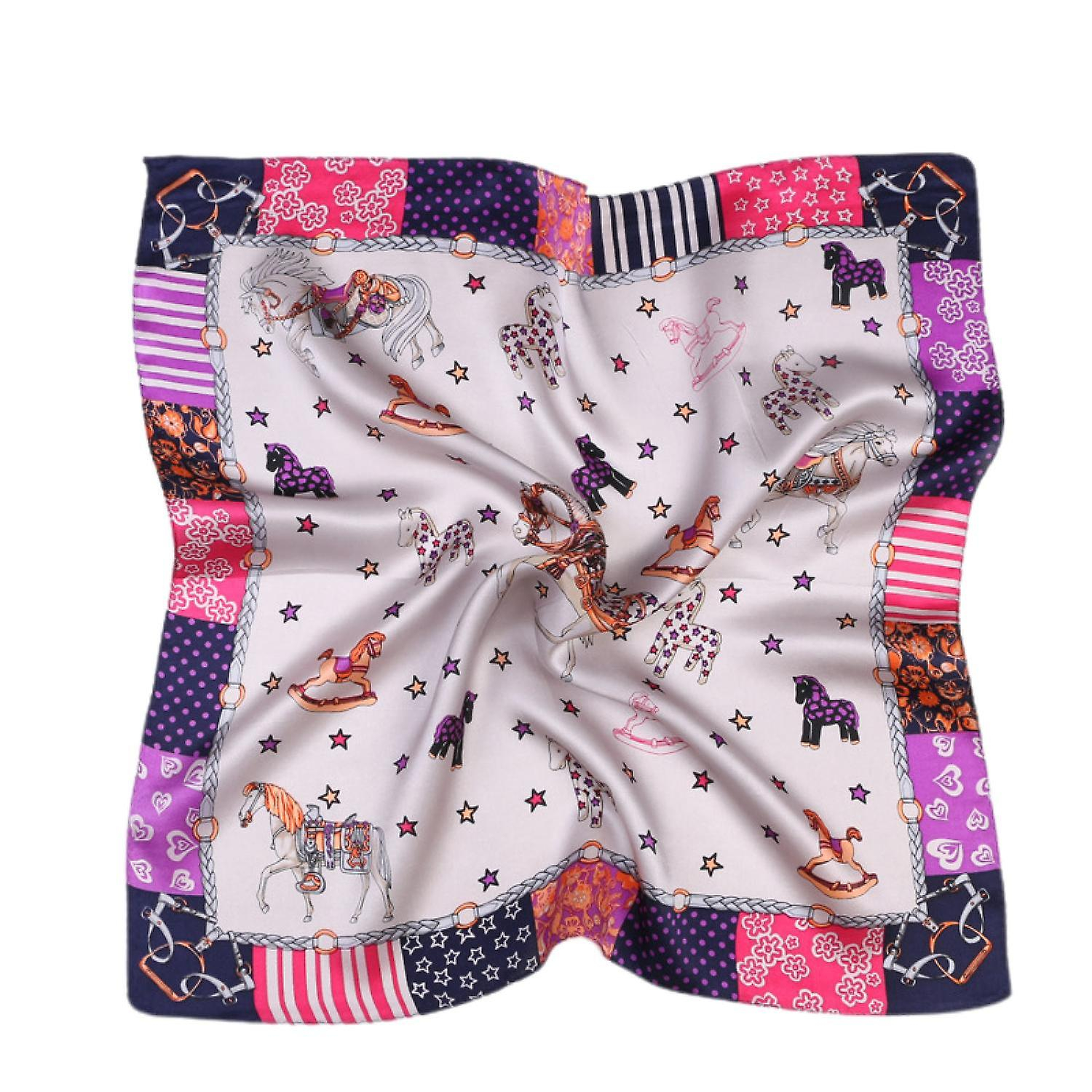 Foto 2 pulgar | Pañuelo Para La Cabeza Aveki Silk Feeling Satinado Cuadrado 53 X 53 Cm Para Mujer - Venta Internacional.