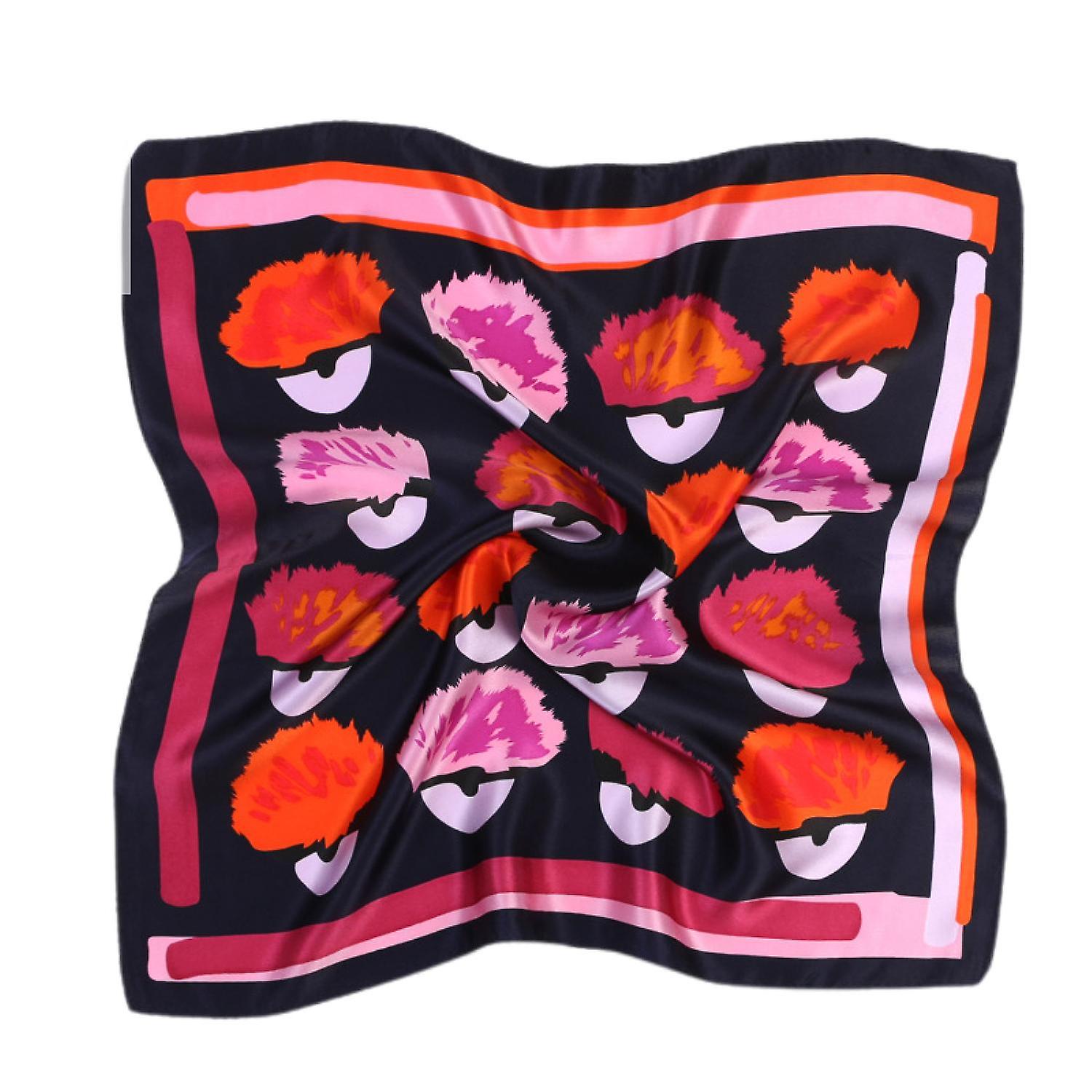 Foto 3 pulgar | Pañuelo Para La Cabeza Huoguo  Satinado Con Sensación De Seda  A La Moda Para Mujer - Venta Internacional.
