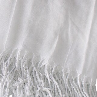Foto 3 | Pashmina Larga Fina Chal Agradable y Ligero color Blanco