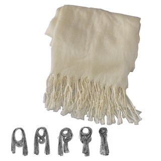 Foto 2 | Pashmina Larga Fina Chal Agradable Y Ligero color Beige Chic-fantasy
